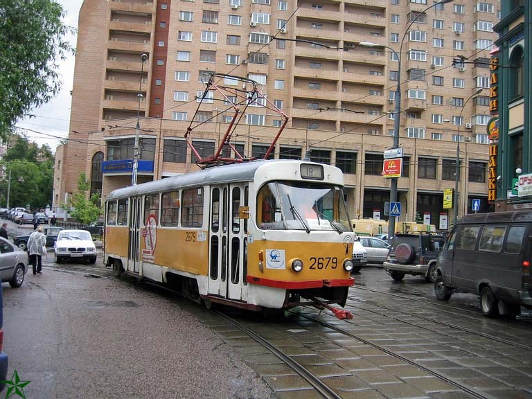 Москва, Tatra T3SU № 2679