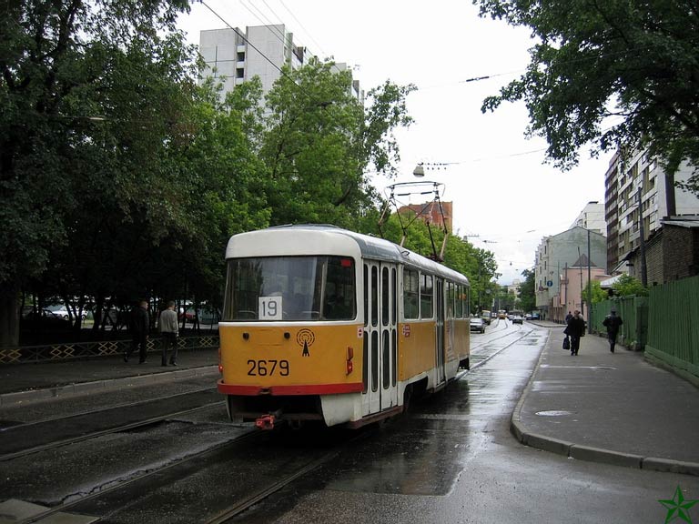 Москва, Tatra T3SU № 2679