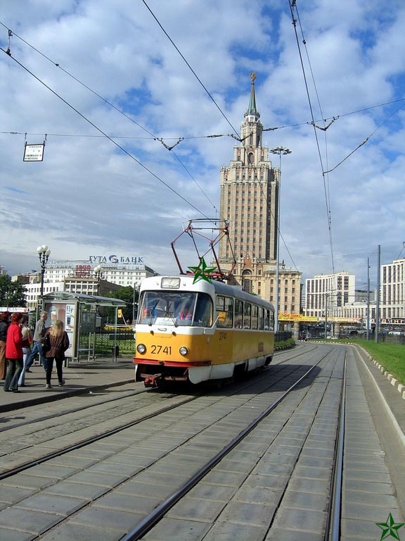 Москва, Tatra T3SU № 2741