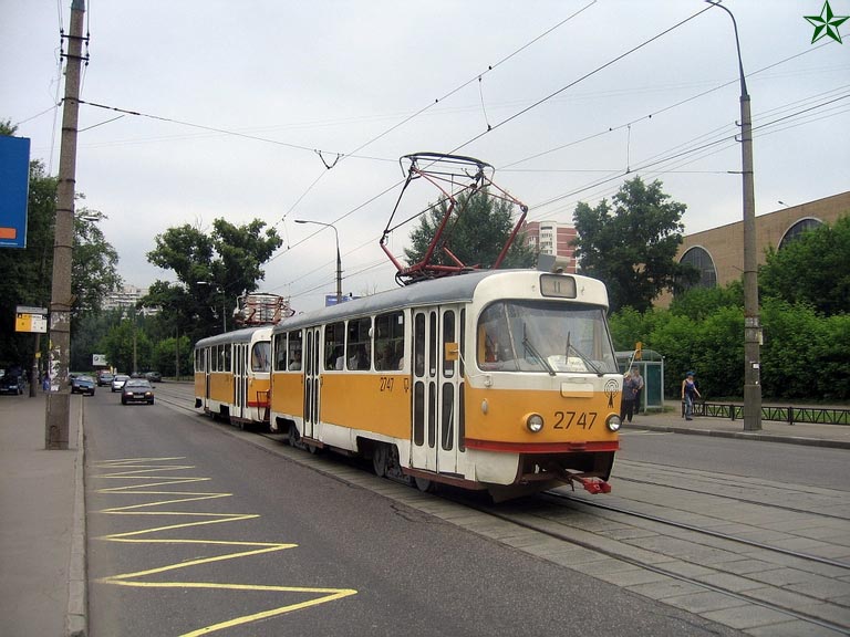 莫斯科, Tatra T3SU # 2747