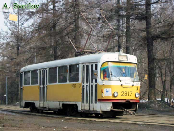 Москва, Tatra T3SU № 2817