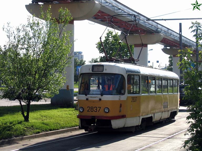 Москва, Tatra T3SU № 2837 Москва, Tatra T3SU № 2837