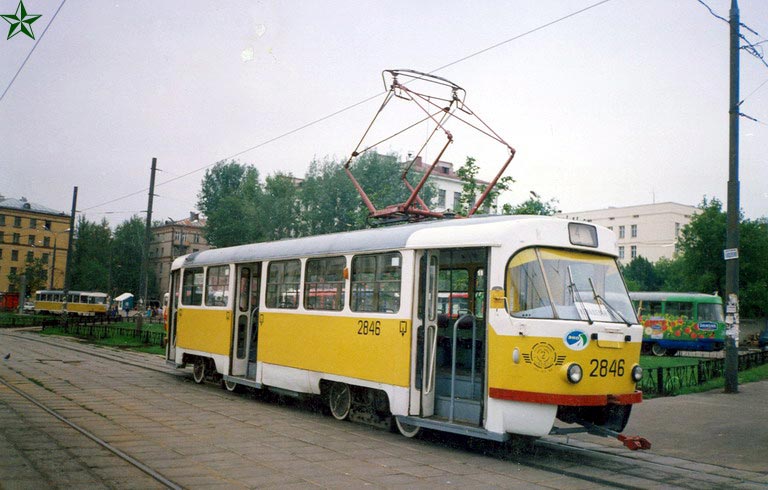 Москва, Tatra T3SU № 2846