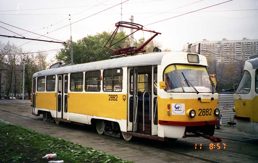 Москва, Tatra T3SU № 2882