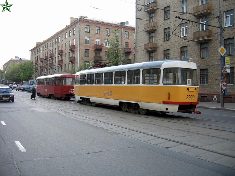 Moszkva, Tatra T3SU — 2928 Moszkva, Tatra T3SU — 2928