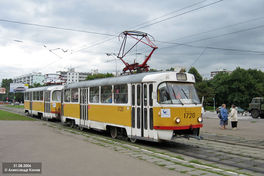 Москва, Tatra T3SU № 1720