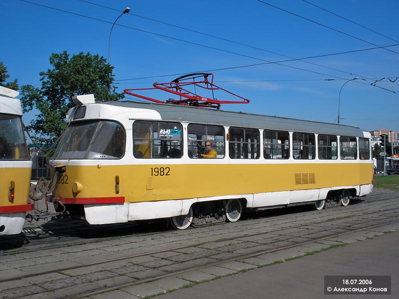 Москва, Tatra T3SU № 1982 Москва, Tatra T3SU № 1982