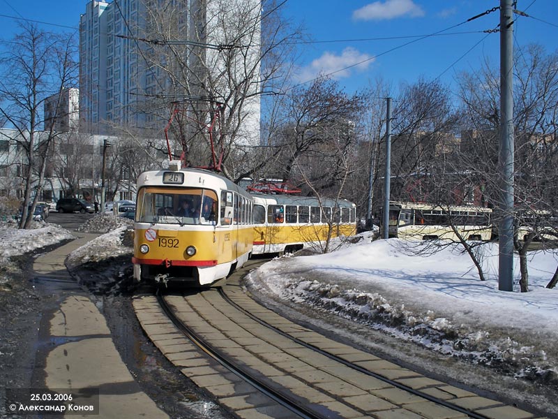 Москва, Tatra T3SU № 1992 Москва, Tatra T3SU № 1992