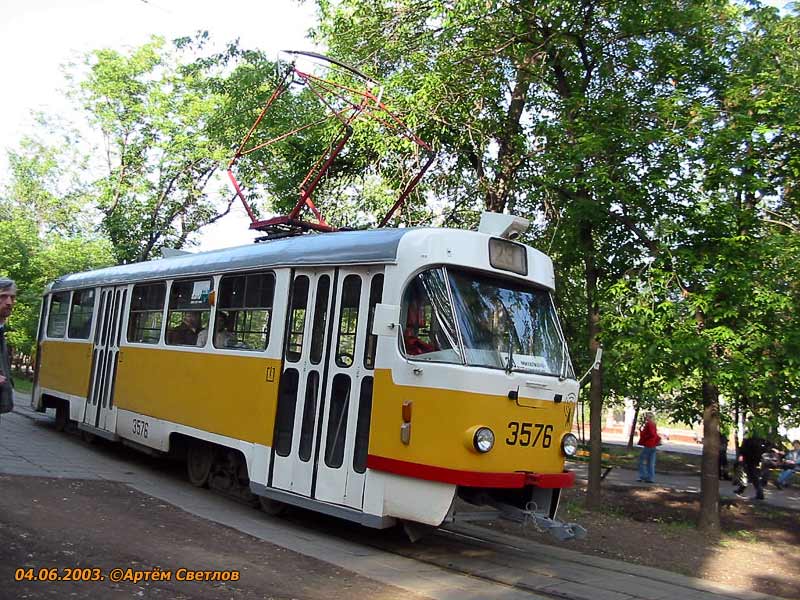 莫斯科, Tatra T3SU # 3576