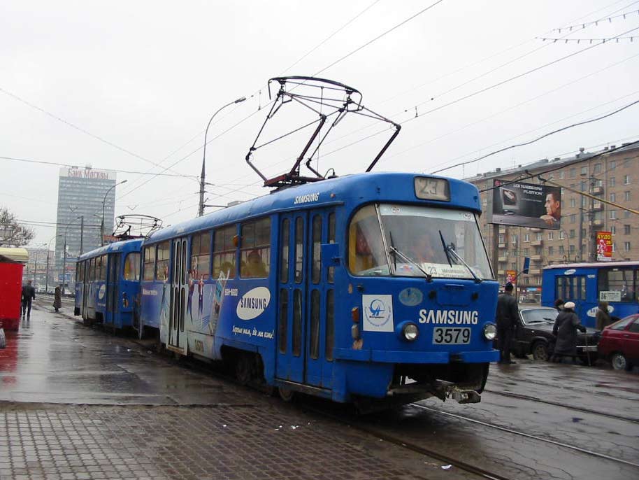 Москва, Tatra T3SU № 3579