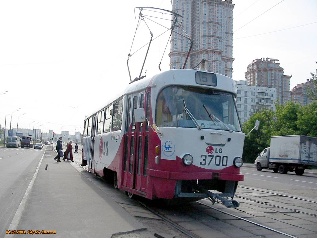 Moskwa, Tatra T3SU Nr 3700