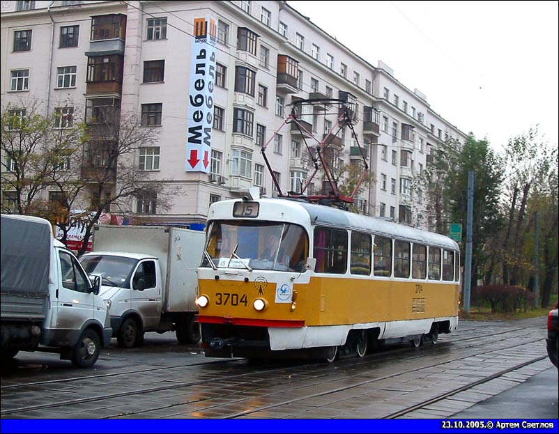 Moszkva, Tatra T3SU — 3704 Moszkva, Tatra T3SU — 3704