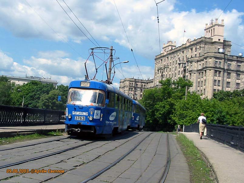 Moscow, Tatra T3SU # 3763