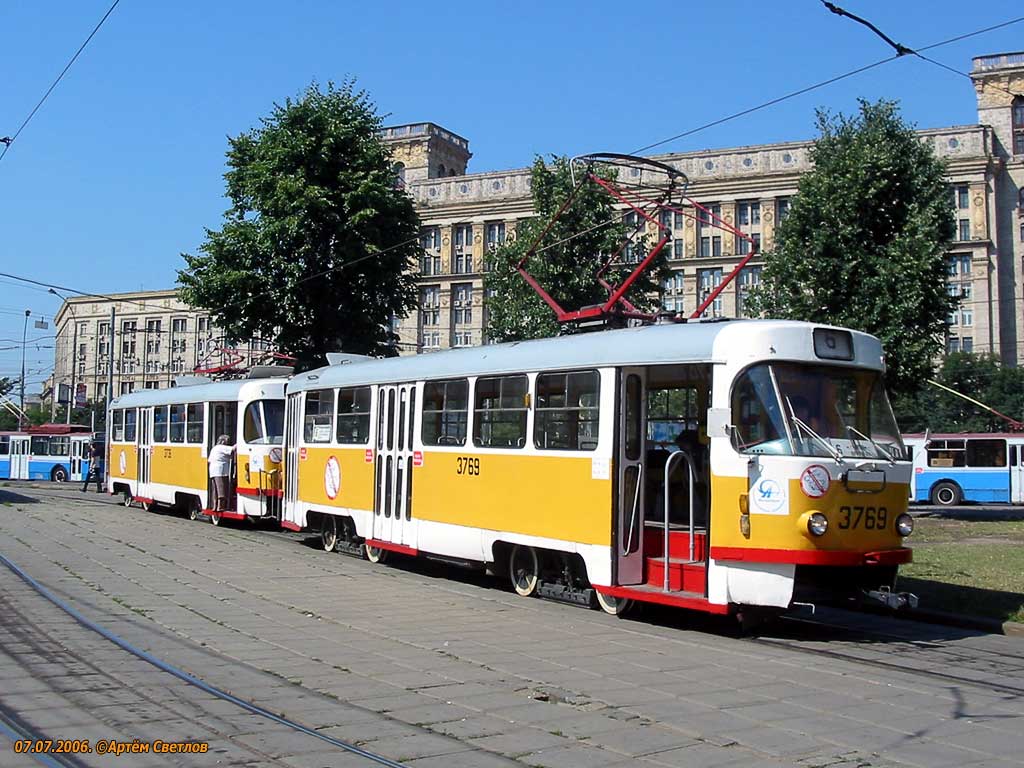 Moszkva, Tatra T3SU — 3769