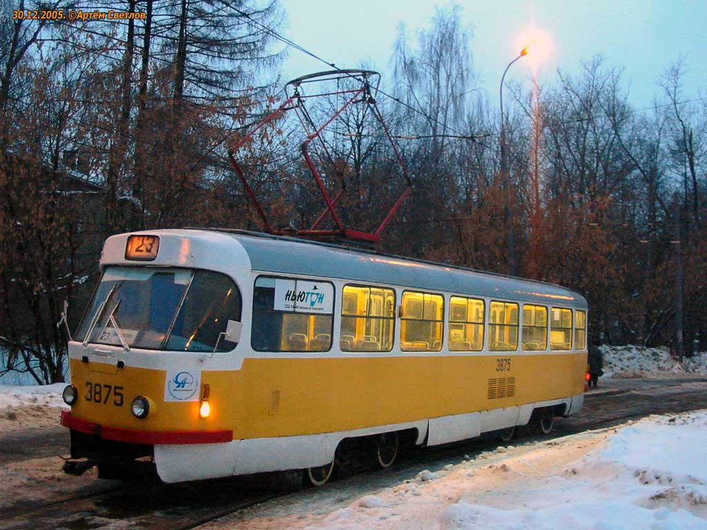 Maskava, Tatra T3SU № 3875 Maskava, Tatra T3SU № 3875