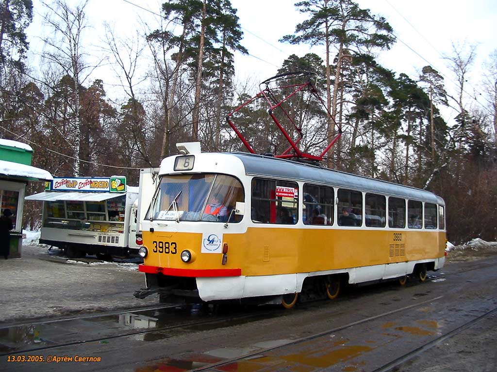 Москва, Tatra T3Т № 3983 Москва, Tatra T3Т № 3983