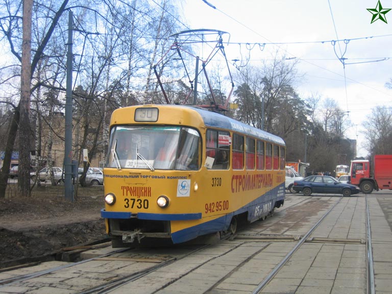 Москва, Tatra T3SU № 3730