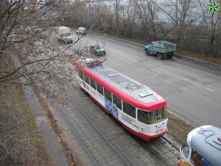 Москва, Tatra T3SU № 3770