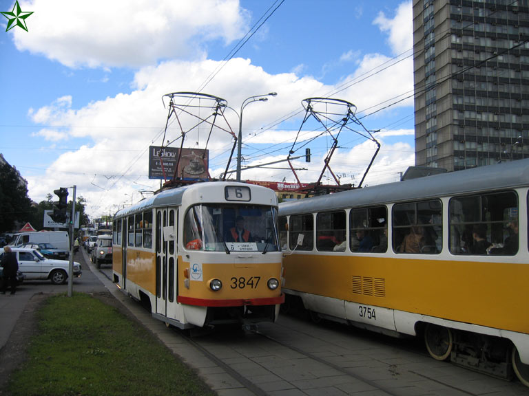 Масква, Tatra T3SU № 3847 Масква, Tatra T3SU № 3847