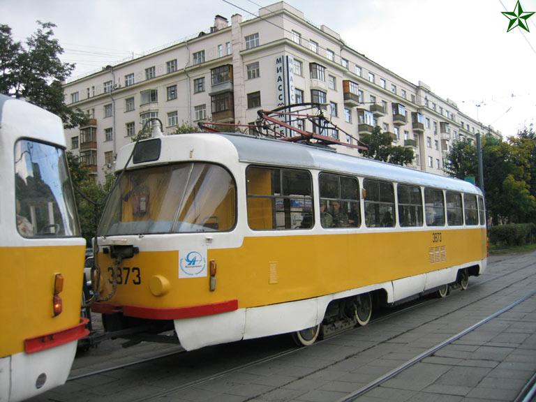 Москва, Tatra T3SU № 3873