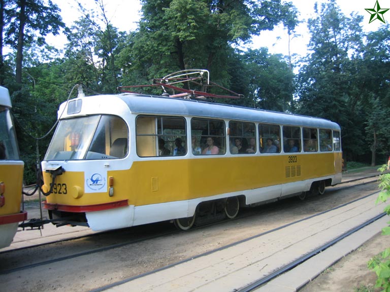 Москва, Tatra T3SU № 3923