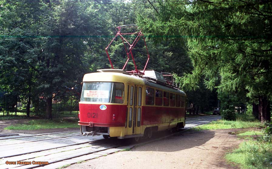 Москва, Tatra T3SU (двухдверная) № 0121