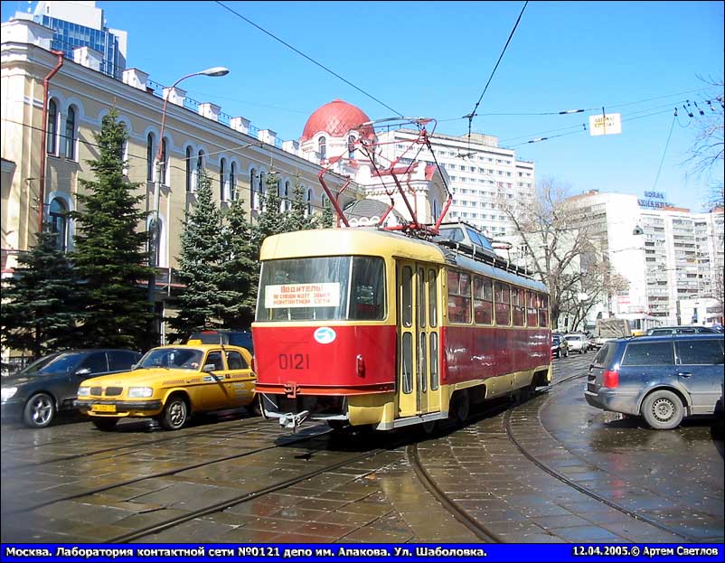 Moskau, Tatra T3SU (2-door) Nr. 0121