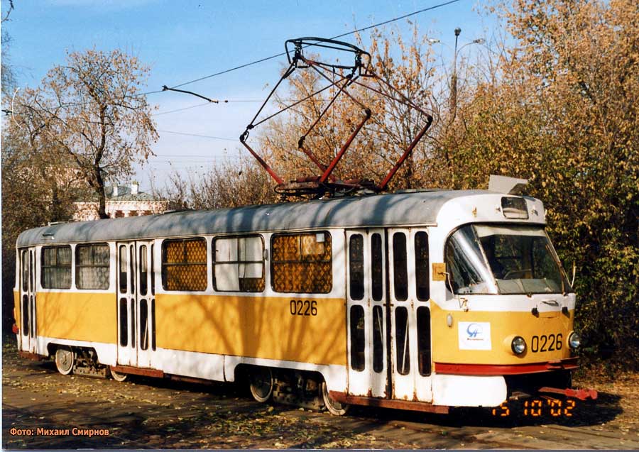 Москва, Tatra T3SU № 0226