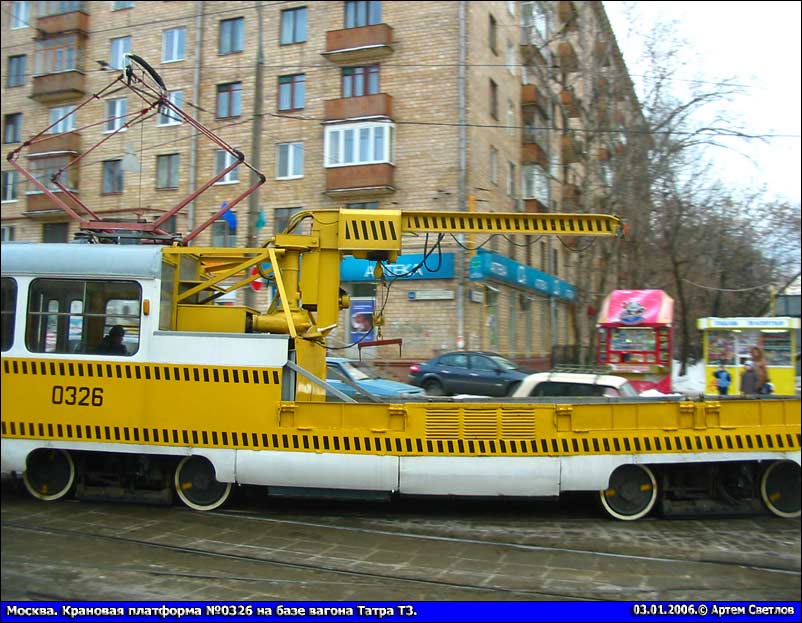 Москва, Tatra T3SU № 0326