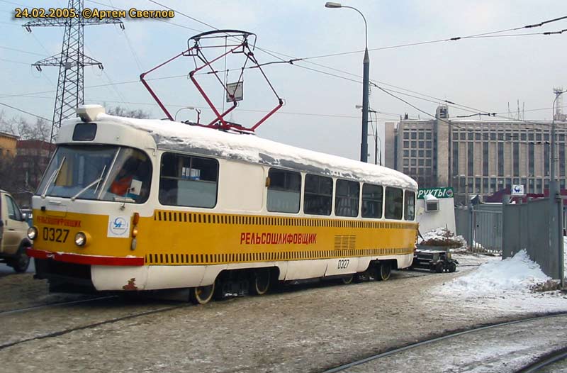 Москва, Tatra T3SU № 0327
