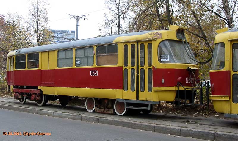 Москва, Tatra T3SU № 0521