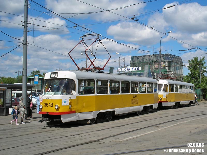 Москва, Tatra T3SU № 3648 Москва, Tatra T3SU № 3648