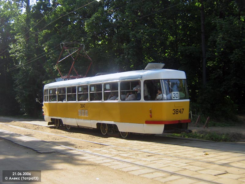 Moskva, Tatra T3SU Br. 3847 Moskva, Tatra T3SU Br. 3847