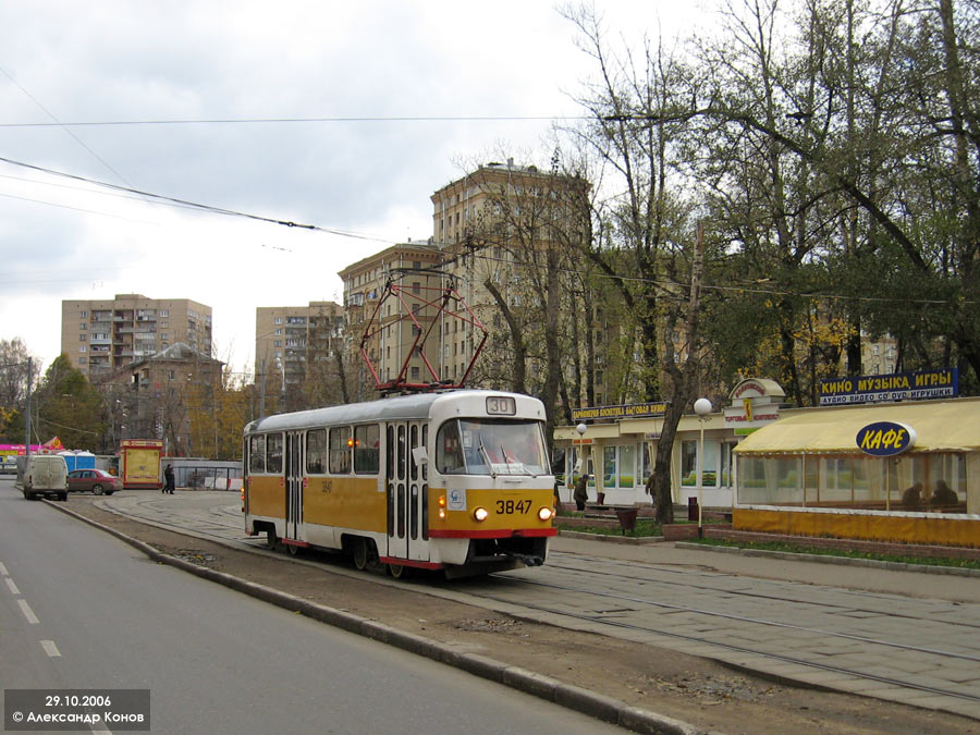 Maskava, Tatra T3SU № 3847 Maskava, Tatra T3SU № 3847