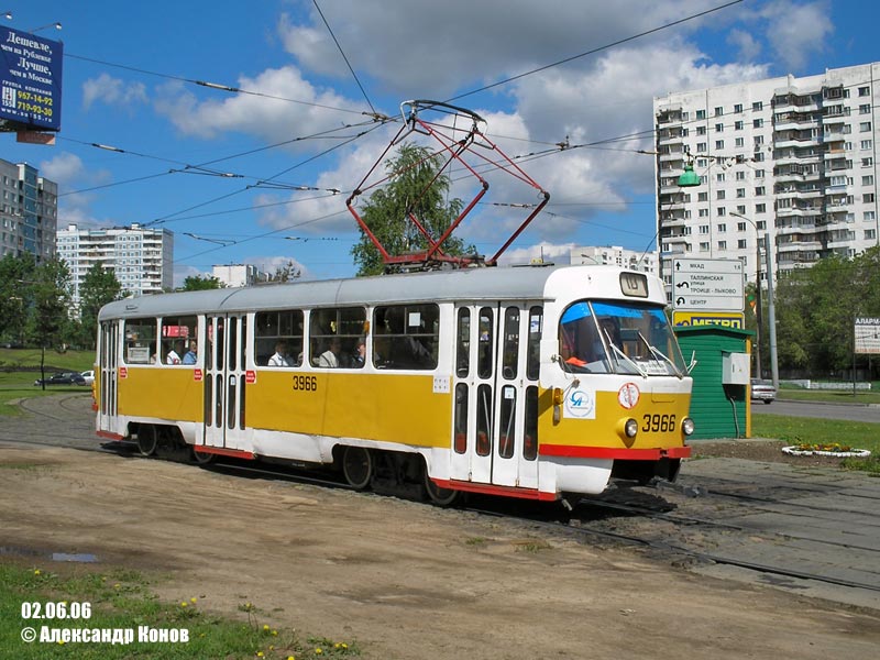 Moskwa, Tatra T3SU Nr 3966