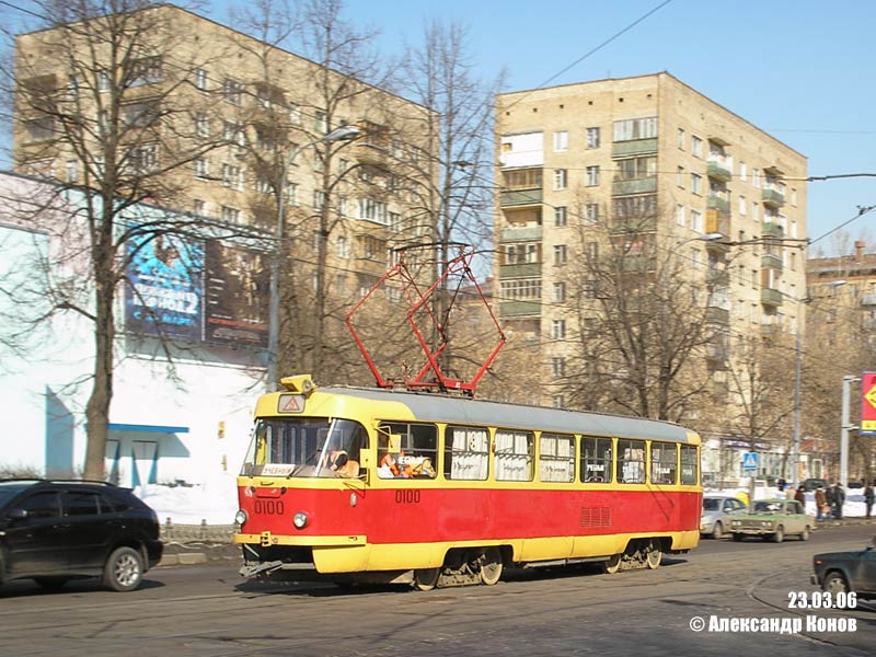 Moscow, Tatra T3SU # 0100