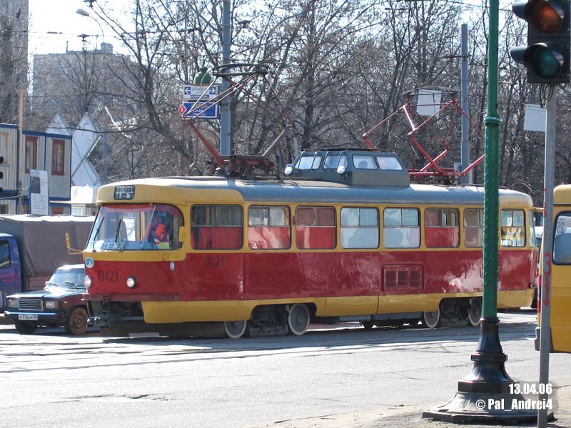 Moskau, Tatra T3SU (2-door) Nr. 0121