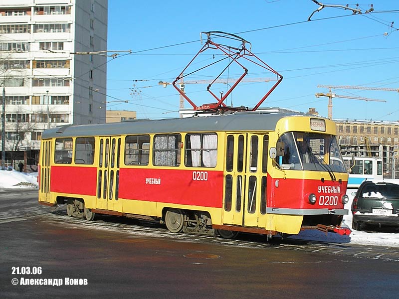 Москва, Tatra T3SU № 0200