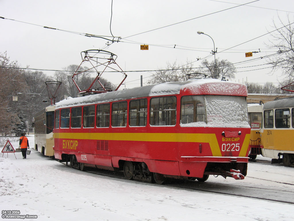 Москва, Tatra T3SU № 0225