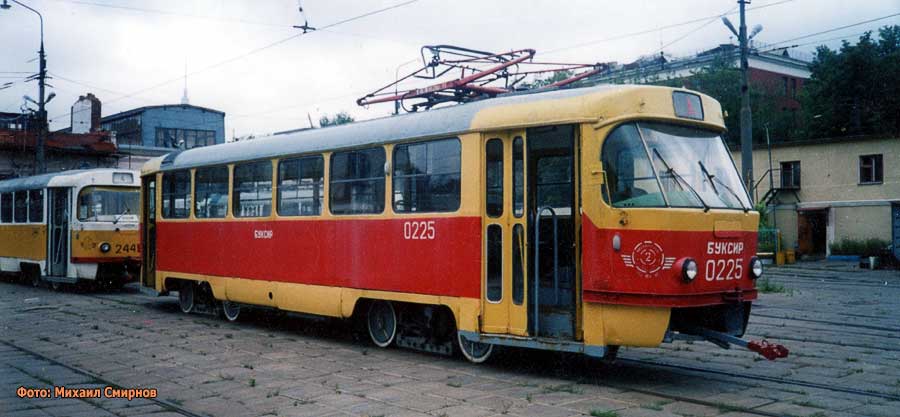 Москва, Tatra T3SU (двухдверная) № 0225