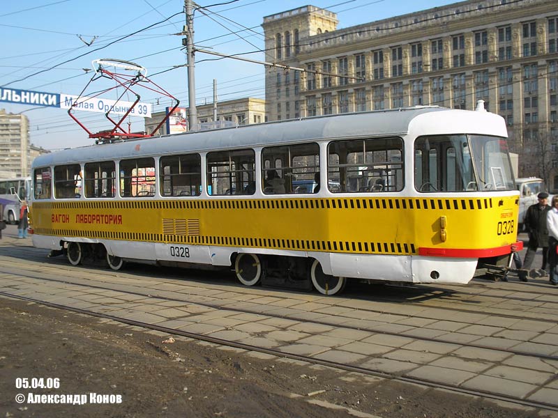 Москва, Tatra T3SU № 0328