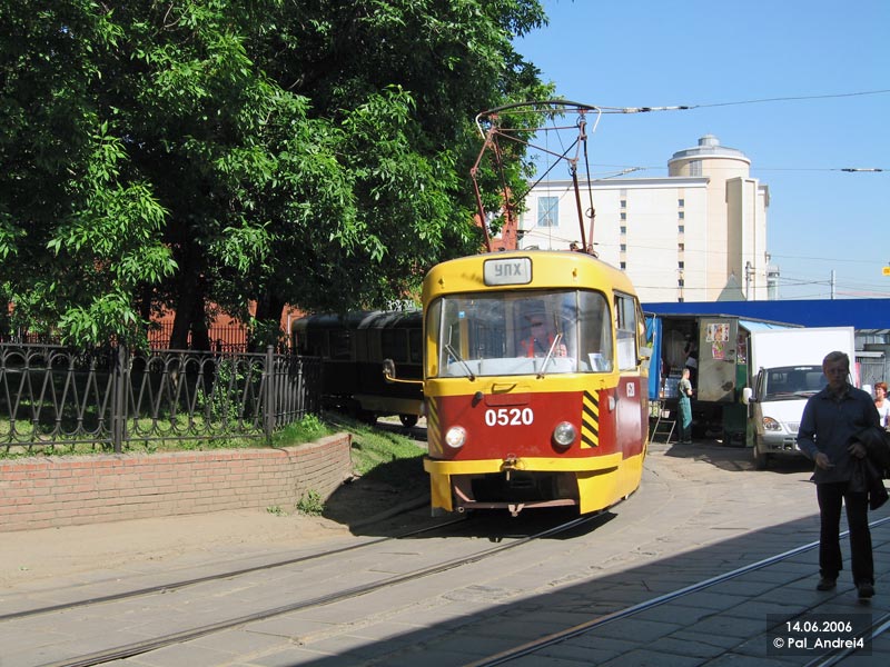 Москва, Tatra T3SU № 0520