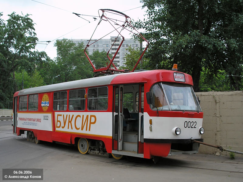 Москва, Tatra T3SU № 0022