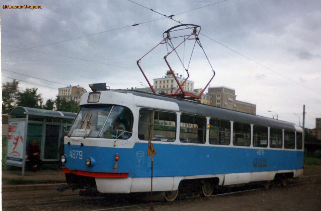 Москва, Tatra T3SU № 4879