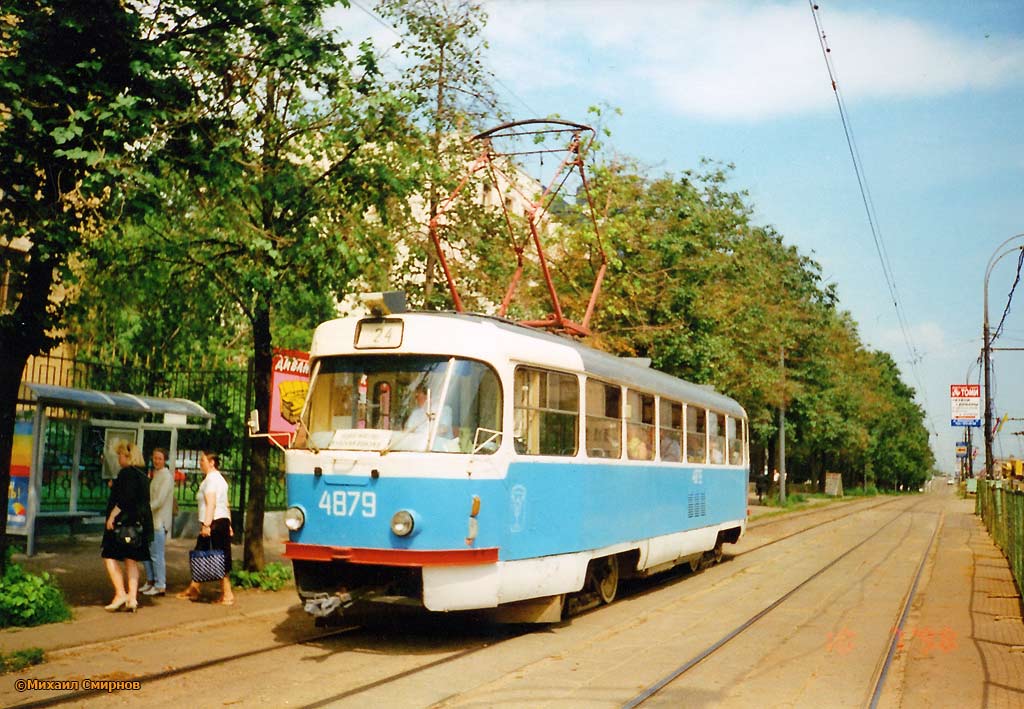 Москва, Tatra T3SU № 4879