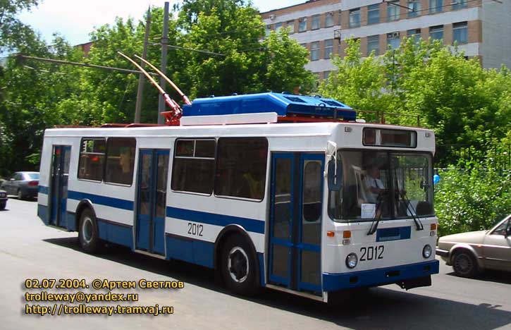 Москва, МТрЗ-6223-0000010 № 2012; Москва — Парад к юбилею МТрЗ 2 июля 2004