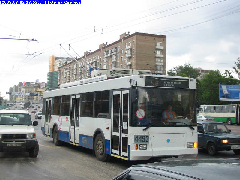 Москва, Тролза-5275.05 «Оптима» № 4493