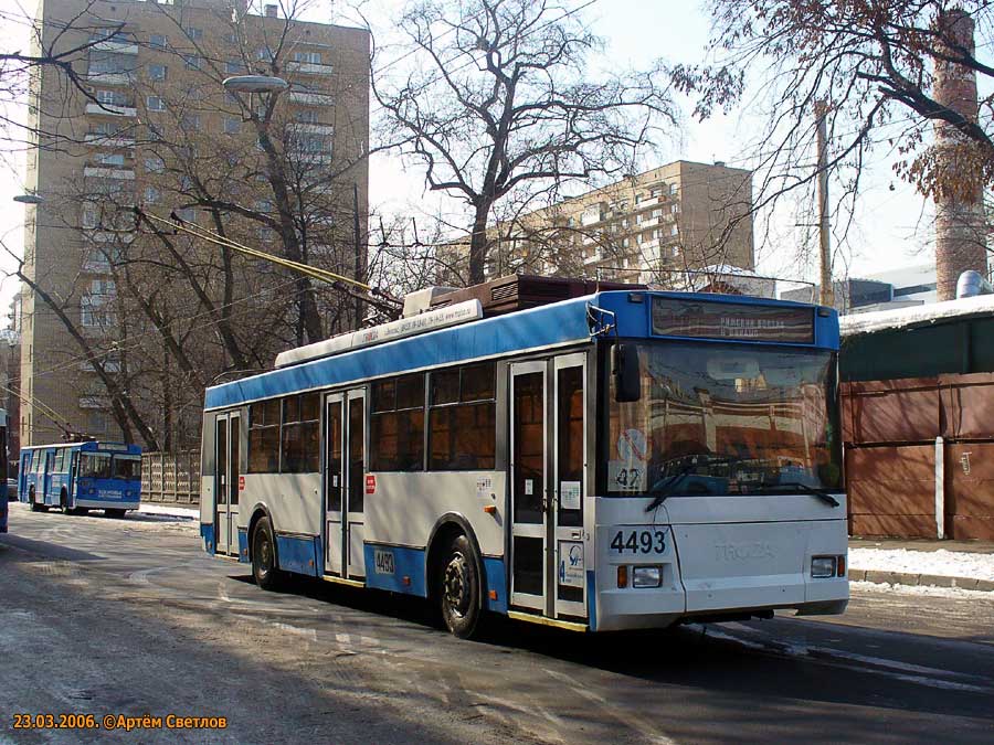 Москва, Тролза-5275.05 «Оптима» № 4493