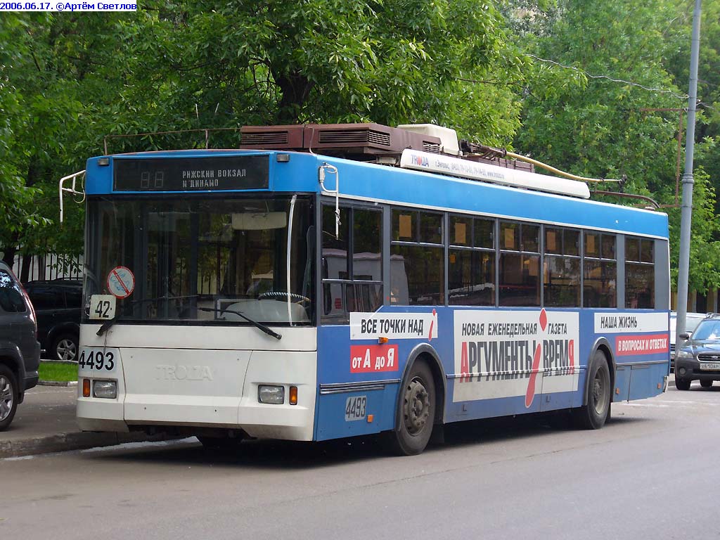 Москва, Тролза-5275.05 «Оптима» № 4493