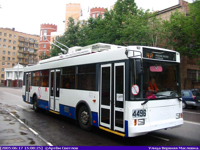 Москва, Тролза-5275.05 «Оптима» № 4496